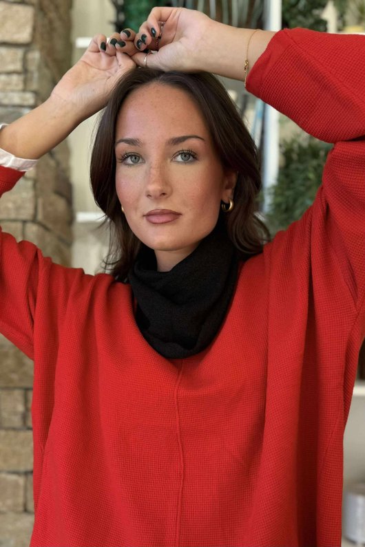 Jonti Knit Neckerchief Black